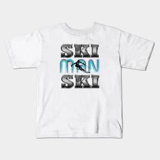 Ski Man Ski Kids T-Shirt